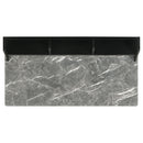  Coaster Furniture Besler 801076 47-inch SmartTop Writing Desk with Shelf - Grey Stone/Black IMAGE 6