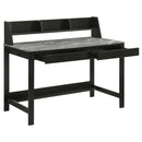  Coaster Furniture Besler 801076 47-inch SmartTop Writing Desk with Shelf - Grey Stone/Black IMAGE 7
