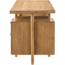  Coaster Furniture Roldan 801115 69-inch 4-drawer Computer Desk with File Drawer - Light Ash IMAGE 7