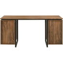  Coaster Furniture Berhalter 801596 6-Drawer Double Pedestal File Computer Desk IMAGE 9