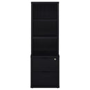 Coaster Furniture Westpark 802703-S3 3-piece Wall Unit Bookcase Set with USB - Black IMAGE 1