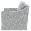  Coaster Furniture Winter 904137 Upholstered Sloped Arm Accent Swivel Chair - Grey IMAGE 2