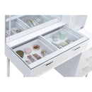  Coaster Furniture Souza 930282 5-Drawer Makeup Vanity Table With LED Mirror - White High Gloss IMAGE 6