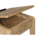  Coaster Furniture Ralston 930292 C-Shaped Lift-Top Sofa Side Table With Casters - Mango IMAGE 8