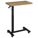 Coaster Furniture Westpark 930301 Pneumatic Adjustable C-Shape Side Table with Casters - Mango IMAGE 12
