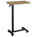  Coaster Furniture Westpark 930301 Pneumatic Adjustable C-Shape Side Table with Casters - Mango IMAGE 3