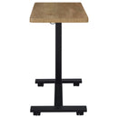  Coaster Furniture Westpark 930301 Pneumatic Adjustable C-Shape Side Table with Casters - Mango IMAGE 8