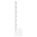  Coaster Furniture Spector 960954 1-drawer Lighted Full-Length Floor Mirror - White High Gloss IMAGE 5