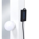  Coaster Furniture Spector 960954 1-drawer Lighted Full-Length Floor Mirror - White High Gloss IMAGE 8