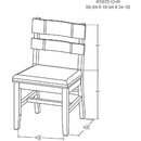  International Furniture Direct Dutton Dining Chair IFD5731CHR IMAGE 8