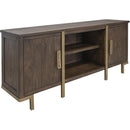  International Furniture Direct Onix TV Stand with Cable Management IFD3211STN70 IMAGE 2