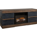 International Furniture Direct Tuxedo Freestanding Electric Fireplace IFD9921EFP70/IFD-EFP26 IMAGE 1