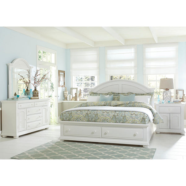  Liberty Furniture Industries Inc. Summer House I 607-BR-QSBDMC 6 pc Queen Storage Bedroom Set IMAGE 1