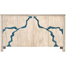  International Furniture Direct Halo Accent Cabinet IFD8521CNSWT IMAGE 1