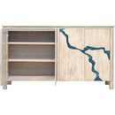  International Furniture Direct Halo Accent Cabinet IFD8521CNSWT IMAGE 4