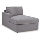  Signature Design by Ashley® Modmax 92104U24 5 pc Sectional and Ottoman - Granite IMAGE 3