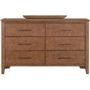  Legends Home Etta 6-Drawer Dresser ZETA-7013-WLT IMAGE 1