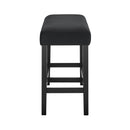  Crown Mark Marbel 1718-BENCH-BK Counter Height Bench - Black IMAGE 2