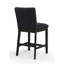  Crown Mark Sebastian 2725S-24-BK Counter Height Chair - Black IMAGE 2