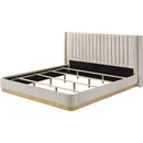  Crown Mark Charlene 5108OT-K King Bed - Oat Tweed IMAGE 2
