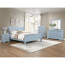  Crown Mark Louis Philip B3760-Q Queen Bed - Blue IMAGE 4