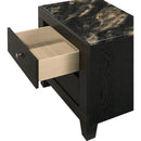  Crown Mark Cadence B4515-2 Night Stand - Gold/Black IMAGE 2