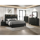  Crown Mark Cadence B4515-2 Night Stand - Gold/Black IMAGE 3