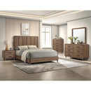  Crown Mark Nyomi B4922-K King Panel Bed - Light Brown IMAGE 3