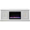  Legends Home Jordan Freestanding Electric Fireplace JO5210.WHT IMAGE 1