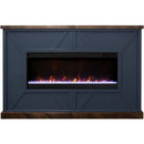  Legends Home Liberty Freestanding Electric Fireplace WLBT5482.BWK IMAGE 1