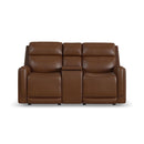  Flexsteel Alister 1158-64GL-73472 Gliding Reclining Loveseat with Console, Power Headrest & Lumbar IMAGE 1