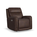  Flexsteel Alister 1158-54GL-94671 Gliding Recliner with Power Headrest & Lumbar IMAGE 1