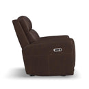  Flexsteel Alister 1158-54GL-94671 Gliding Recliner with Power Headrest & Lumbar IMAGE 2