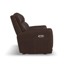  Flexsteel Alister 1158-64GL-94671 Gliding Reclining Loveseat with Console, Power Headrest & Lumbar IMAGE 3