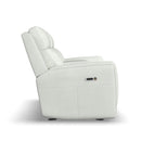  Flexsteel Alister 1158-64GL-32611 Gliding Reclining Loveseat with Console, Power Headrest & Lumbar IMAGE 2