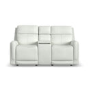  Flexsteel Alister 1158-64GL-32611 Gliding Reclining Loveseat with Console, Power Headrest & Lumbar IMAGE 3
