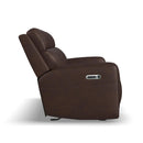  Flexsteel Alister 1158-63GL-94671 Gliding Reclining Sofa with Console, Power Headrest & Lumbar IMAGE 3