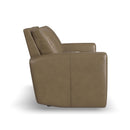  Flexsteel Aria 1865-604P-73401 Power Reclining Loveseat with Console IMAGE 2