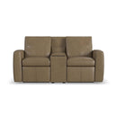  Flexsteel Aria 1865-604P-73401 Power Reclining Loveseat with Console IMAGE 3