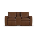  Flexsteel Aria 1865-604P-73472 Power Reclining Loveseat with Console IMAGE 2
