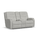  Flexsteel Arlo S2810-601H Power Reclining Loveseat with Console & Power Headrest IMAGE 2