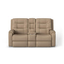  Flexsteel Arlo S3810-601L Power Reclining Loveseat with Console, Power Headrest & Lumbar IMAGE 3