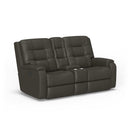  Flexsteel Arlo S3810-601M Power Reclining Loveseat with Console IMAGE 1