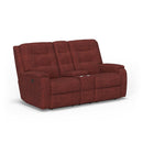  Flexsteel Arlo S2810-601M Power Reclining Loveseat with Console IMAGE 1