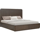  Flexsteel Athens W1013-90KS King Panel Storage Bed IMAGE 1
