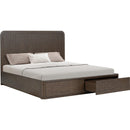  Flexsteel Athens W1013-90KS King Panel Storage Bed IMAGE 2