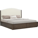  Flexsteel Athens W1013-91KS King Upholstered Storage Bed IMAGE 1