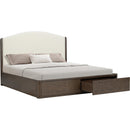  Flexsteel Athens W1013-91KS King Upholstered Storage Bed IMAGE 2