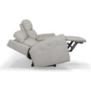  Flexsteel Barnett 1601-64PH-03001 Power Reclining Loveseat with Console, Power Headrest & Lumbar IMAGE 5
