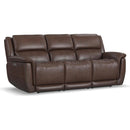  Flexsteel Beau 1011-62PH-34970 Power Reclining Sofa with Power Headrest IMAGE 1